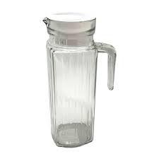 JARRA DE VIDRO 1 LITRO C/ TAMPA