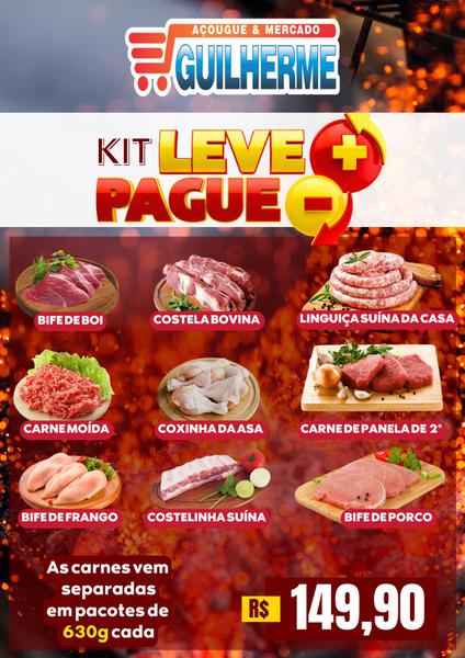 KIT CARNE LEVE MAIS PAGUE MENOS