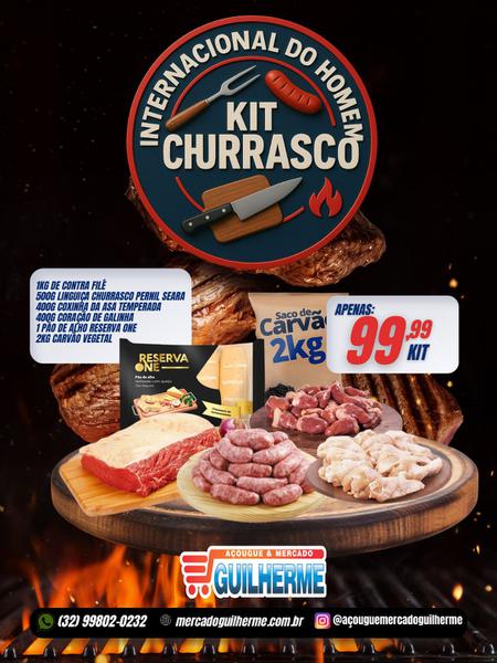 KIT CHURRASCO DIA HOMEM