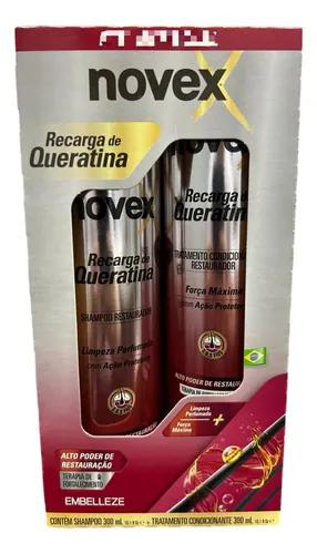 KIT NOVEX RECARGA DE QUERATINA SH+COND 300ML