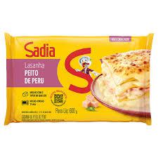 LASANHA DE PEITO DE PERU SADIA 600G