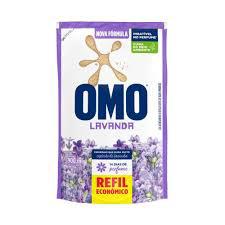 LAVA-ROUPAS LÍQUIDO LAVANDA OMO 900ML REFIL