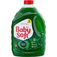 LAVA ROUPAS LIQ. BABY SOFT 3L VERDE