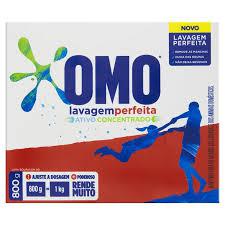 LAVA ROUPAS OMO PO 800GR SANIT L PERFEITA