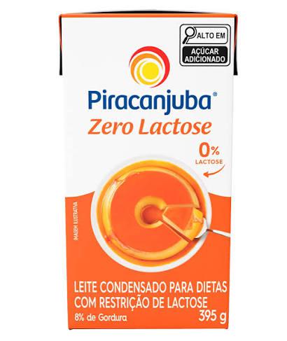 LEITE CONDENSADO PIRACANJUBA 395G ZERO LACTOSE