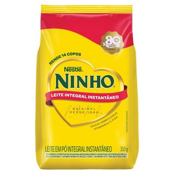 LEITE EM PÓ NINHO INTEGRAL INSTANTÂNEO 350G SACHÊ