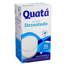 LEITE QUATÁ DESNATADO 1LT UHT