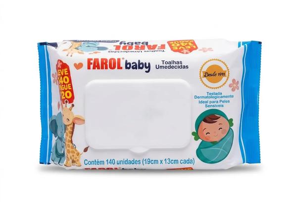 LENÇO UMED FAROL 140UN BABY TOALHINHAS