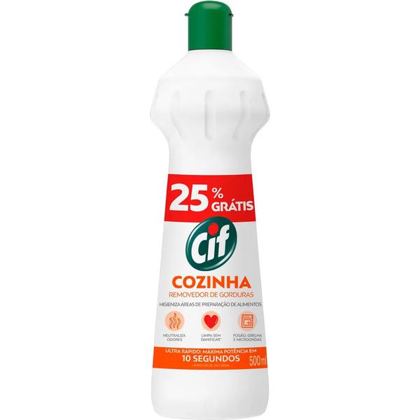 LIMPADOR DESENGORDURANTE CIF SPRAY 500ML