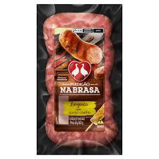 LINGUIÇA NABRASA PERDIGAO C/ QUEIJO 600GR TOSCANA