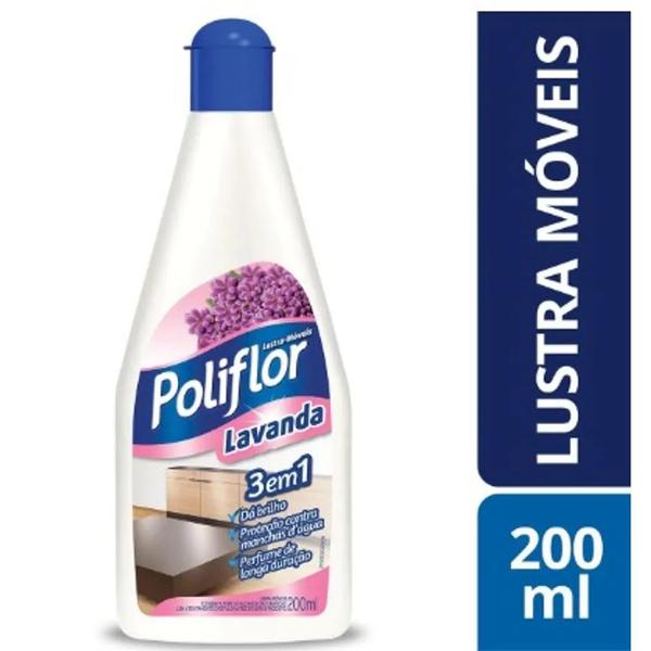 LUSTRA MOVEIS POLIFLOR LAVAND 200ML