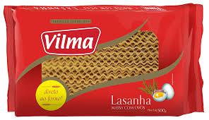 MACARRÃO LASANHA OVOS VILMA 500GR