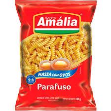 MACARRÃO OVOS SANTA AMÁLIA 500G TETRACOLOR PARAFUS