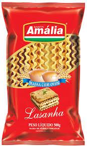 MACARRÃO SANTA AMÁLIA C/ OVOS LASANHA 500GR