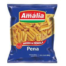 MACARRAO PENNE SANTA AMALIA 500GR SEMOLA