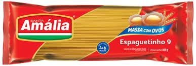 MACARRAO SANTA AMALIA OVOS N9 ESPAGUETINHO 500GR
