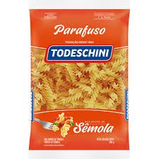 MACARRAO TODESCHINI SEMOLA PARAFUSO 500GR