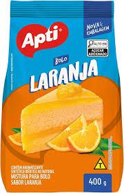 MISTURA PARA BOLO APTI SABOR LARANJA 400G
