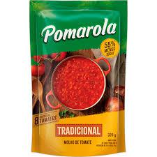 MOLHO TOMATE POMAROLA 300GR TRADICIONAL