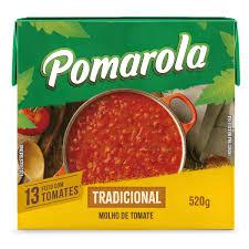 MOLHO TOMATE POMAROLA 520GR TRADICIONAL