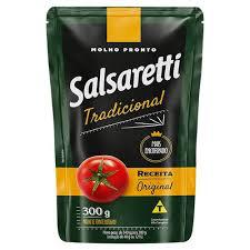 MOLHO TRADICIONAL SALSARETTI SACHE 300GR