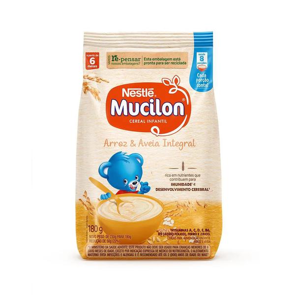 MUCILON ARROZ AVEIA SACHET 180GR