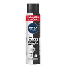 NIVEA DESOD AERO INV BLACK WHITE 200ML