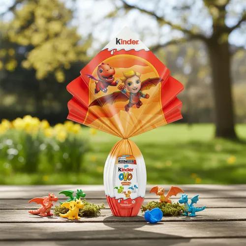 OVO DE PÁSCOA KINDER MUNDO DOS DINOS 150G