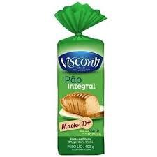 PÃO DE FORMA INTEGRAL VISCONTI 400G
