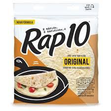 PÃO TORTILHA RAP 10 TRADICIONAL PULLMAN 297G