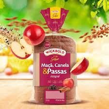 PÃO WICKBOLD FRUTAS MAÇÃ CANELA PASSAS 500GR