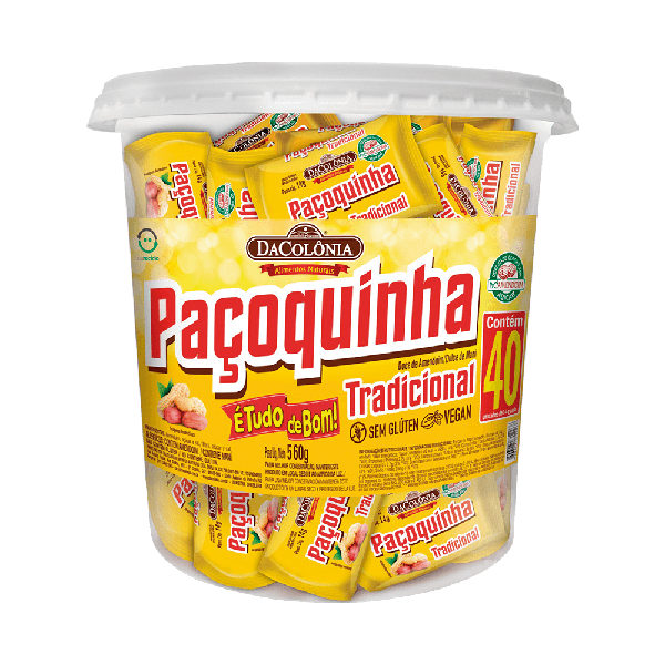 PAÇOCA ROLHA DACOLONIA TRADICIONAL 560G