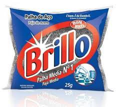 PALHA DE ACO BRILLO 25G N1 MEDIA