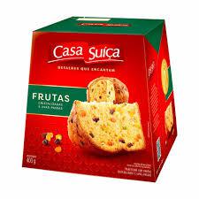 PANETTONE CASA SUÍÇA FRUTAS 400GR