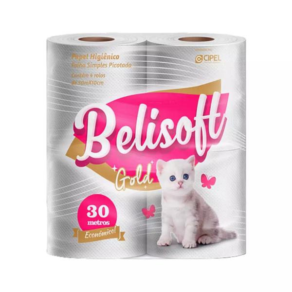 PAPEL HIG.BELISOFT GOLD 8U 30M FS