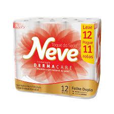 PAPEL HIGIÊNICO NEVE FOLHA DUPLA 20M C/ 12 UND