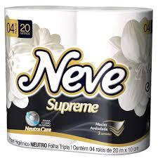PAPEL HIGIÊNICO NEVE NEUTRO SUPREME F TRIPLA 4UN