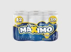 PAPEL HIGIENICO CARINHO MAXIMO 12 ROLOS DE 30M