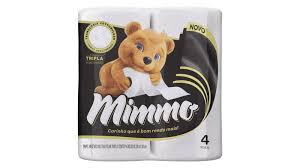 PAPEL HIGIENICO MIMMO FOLHA TLIPA 20M C/4UN NEUTRO