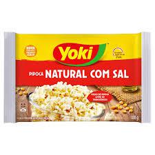 PIPOCA MICRO-ONDAS C/ SAL NATURAL YOKI 100G