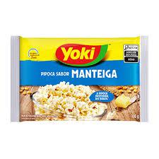 PIPOCA MICROONDAS YOKI MANTEIGA 100GR