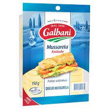 QUEIJO MUSSARELA GALBANI FATIADO 150GR