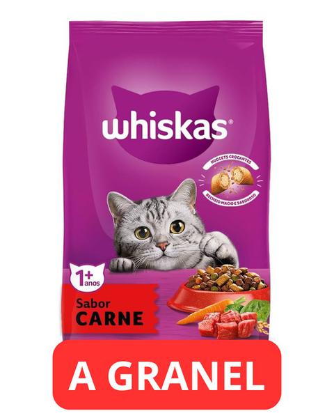 RAÇÃO GATO WHISKAS CARNE KG