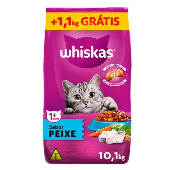 RAÇÃO GATO WHISKAS PEIXE KG