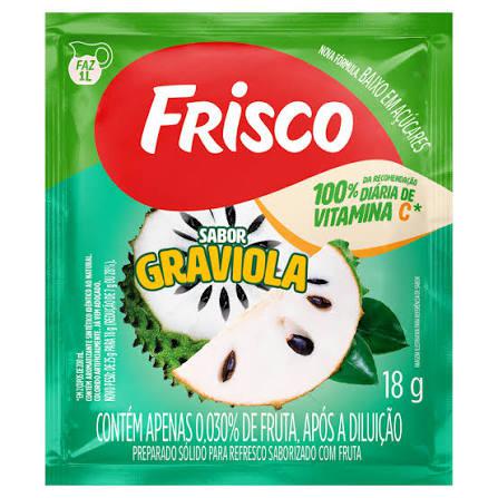REFRESCO EM PÓ FRISCO GRAVIOLA SACHÊ 18G