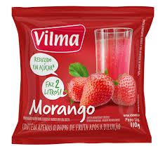 REFRESCO EM PÓ VILMA MORANGO 110GR