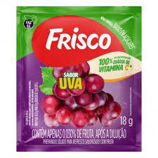 REFRESCO EM PO FRISCO UVA C/18