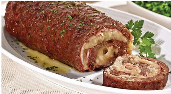 ROCAMBOLE CARNE MOIDA RECH BACON QUEIJO KG