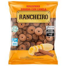 ROSQUINHA RANCHEIRO CANELA BANANA 300G