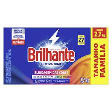 SABÃO PO BRILHANTE LIMPEZA TOTAL 2,2KG